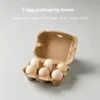 6 egg holders in their natural color