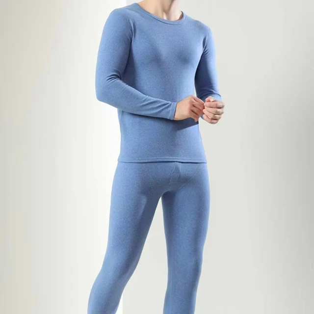 Top Fashion Men's Thermal Underwear New-Style Silk Long Underwear Breathable and Price-Down Surprise