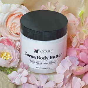 Hot Selling NOYEON LOW MOQ black skin care products cocoa custom logo body butter for wholesales