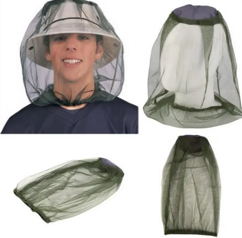 hiking hat with mosquito net