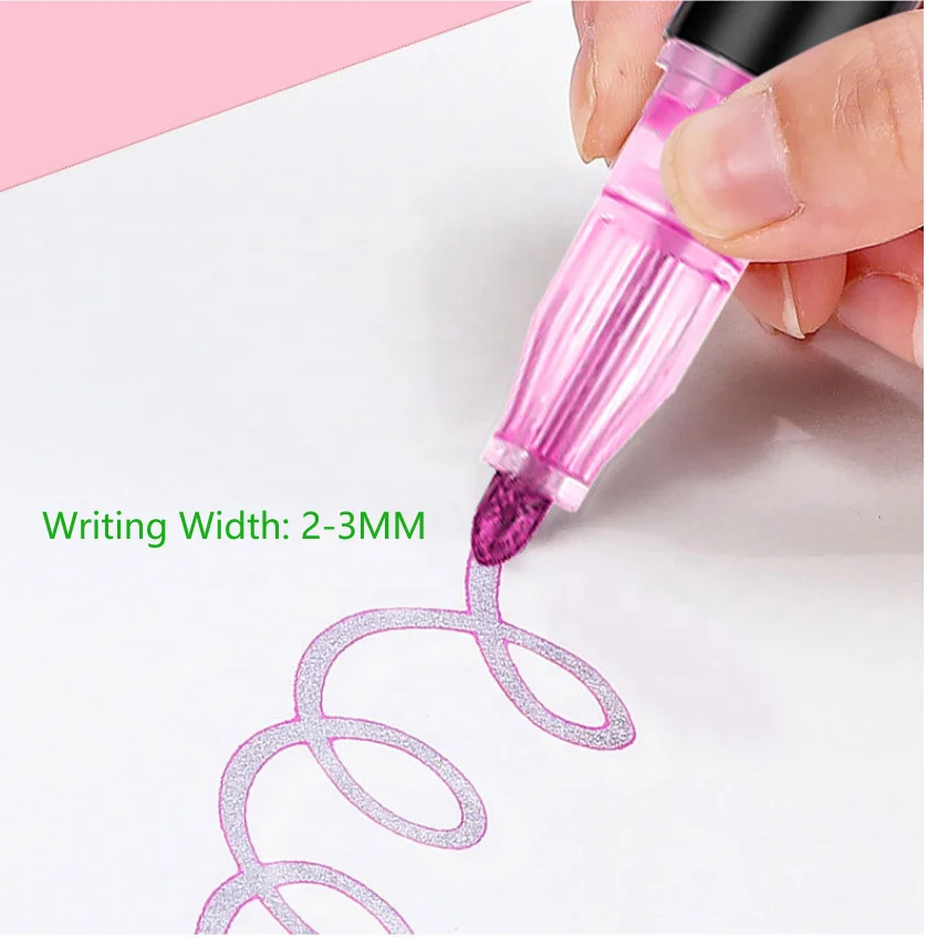 8/12/24/36/48 Colors Christmas Decor Outline Marker Set Drawing Writing ...
