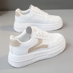 YB5A61 New Women's Shoes 2026 Breathable Simple Sports and Leisure Board Shoes Platform Student Shoes
