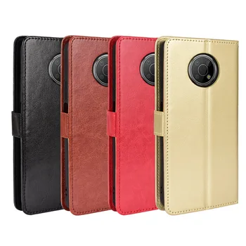 Competitive price leather wallet flip cover for Nokia G300 G50 C30 G20 C20 X20 X10 mobile phone case with lanyard