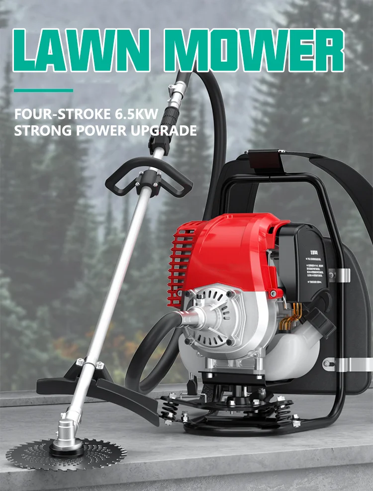 Multifunctional Gasoline Lawn Mower Wasteland Ripper Weeding Machine