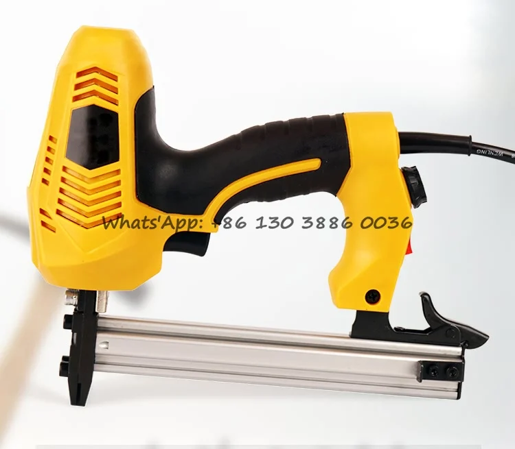 2in1 Stapler Wood Framing Finish Siding Pin 220v Electric Nail Gun U