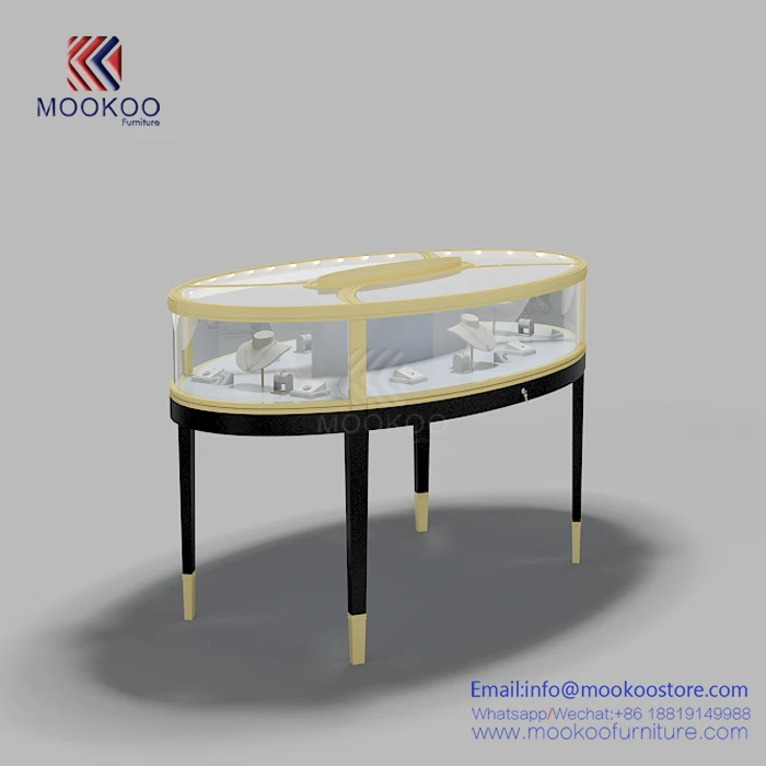 3D Rendering Jewelry Display Showcase for Harry Winston