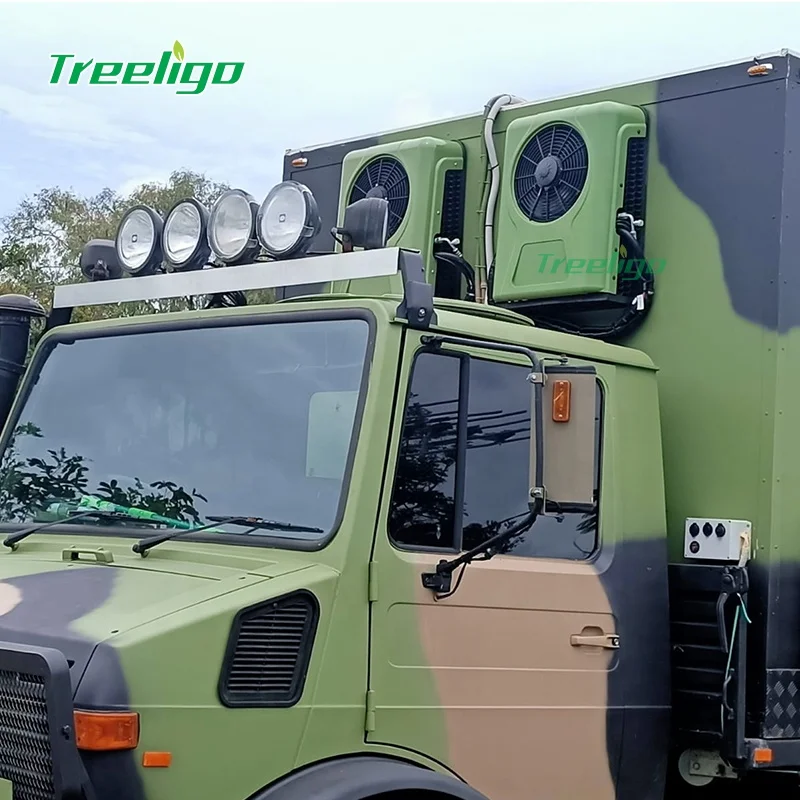 12v 24v Car Ac Air Conditioner Kit With Electric Vehicle Aircon