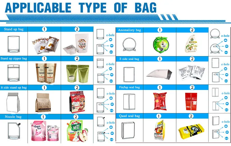 Premade Bag Automatic Fill Packing Machine for Vegetable Seed