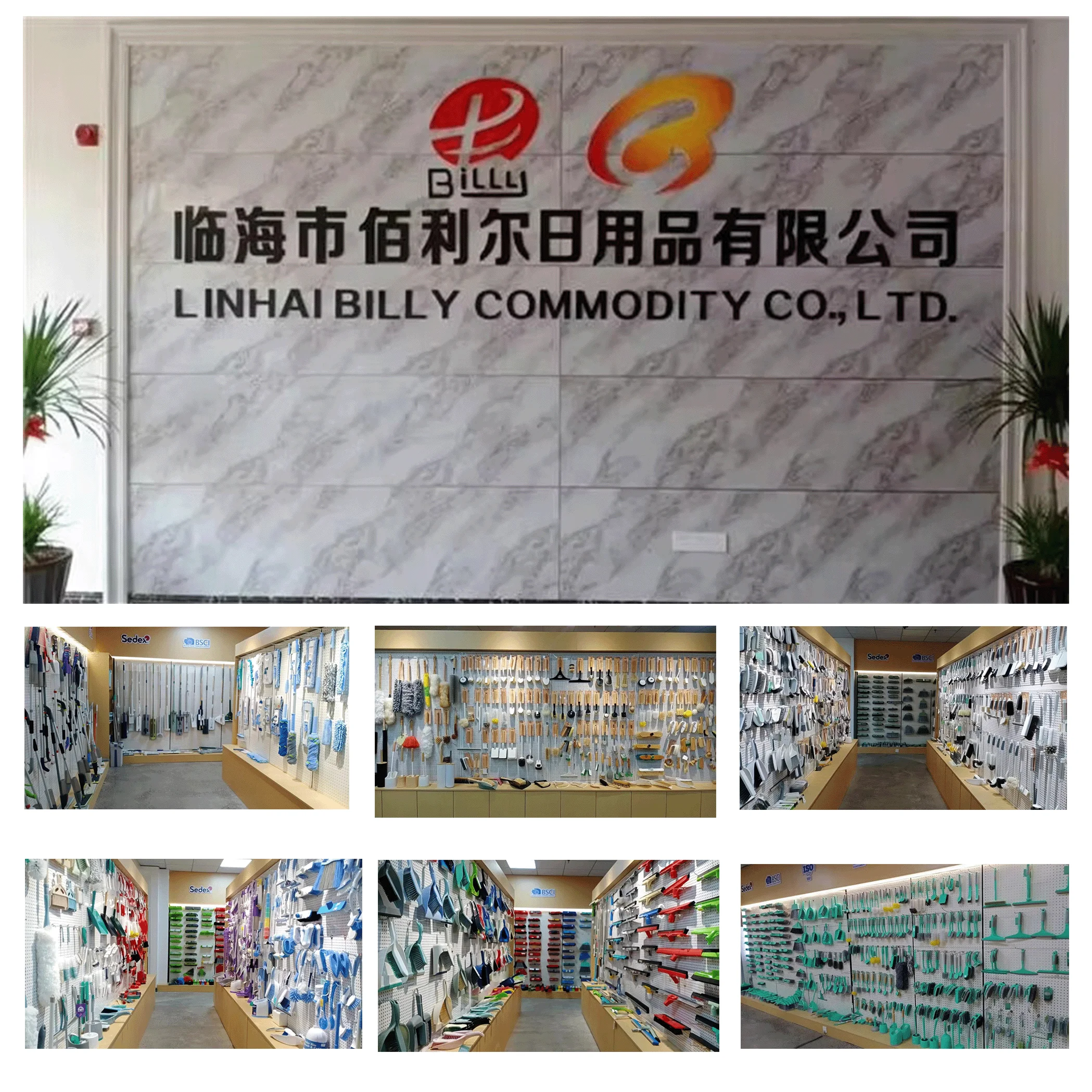 Customized Household Eco-friendly Ceiling Long Handle Bamboo Brushes Cleaning Brooms