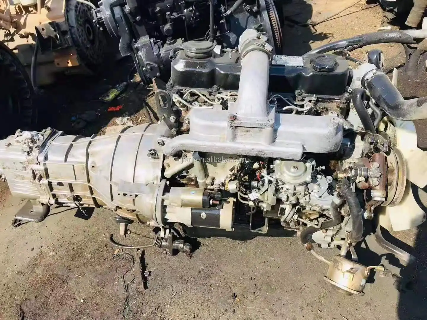 Complete Used Qd32 Engine With Manual Gearbox With Turbo Diesel Engine