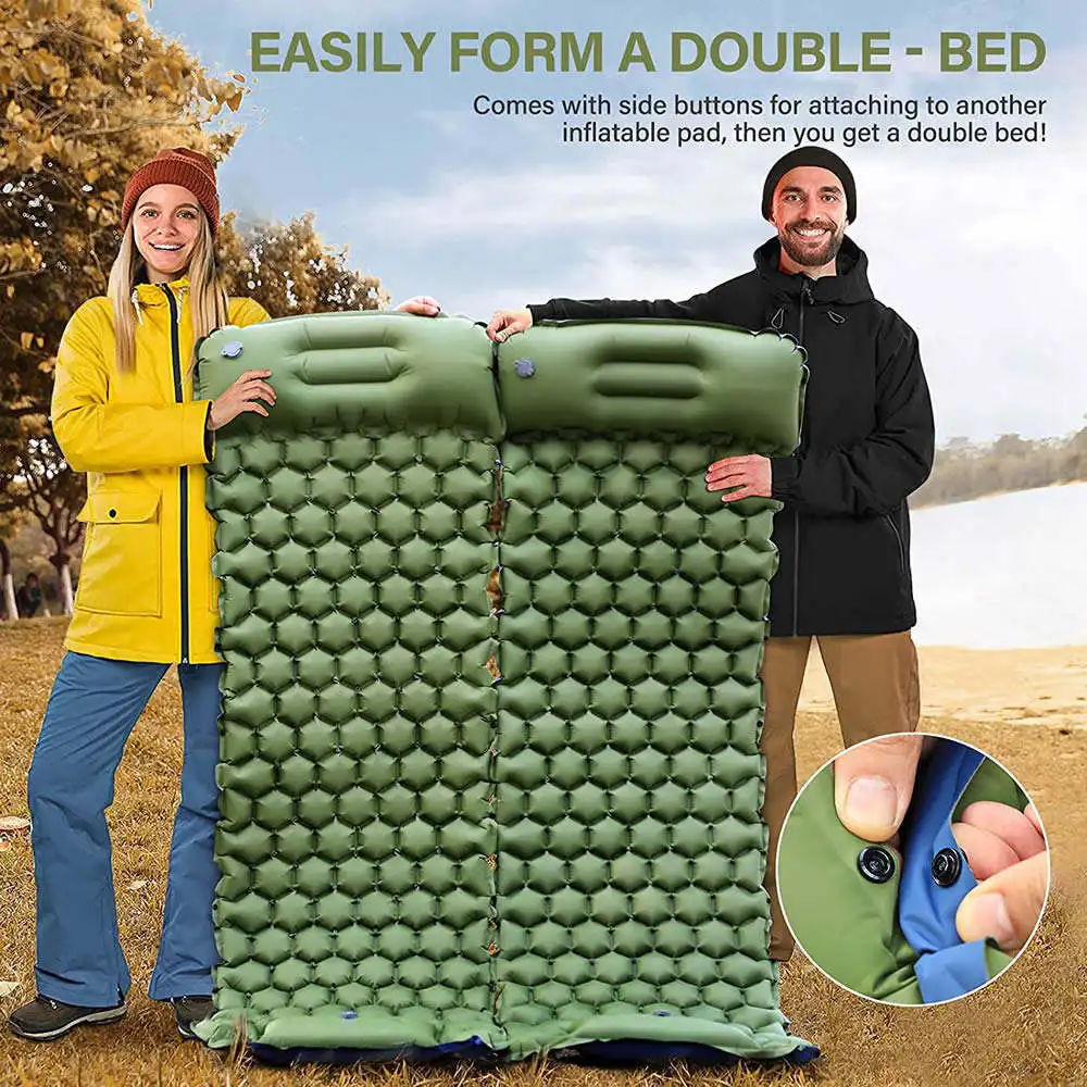 Camping Mat Camping Pads For Backpacking Self Inflating Sleeping Pad