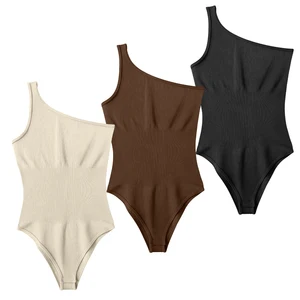 Wholesale One Shoulder New Womens Yoga Bodysuit Fitness Outdoors Sport Sexy Bodysuit