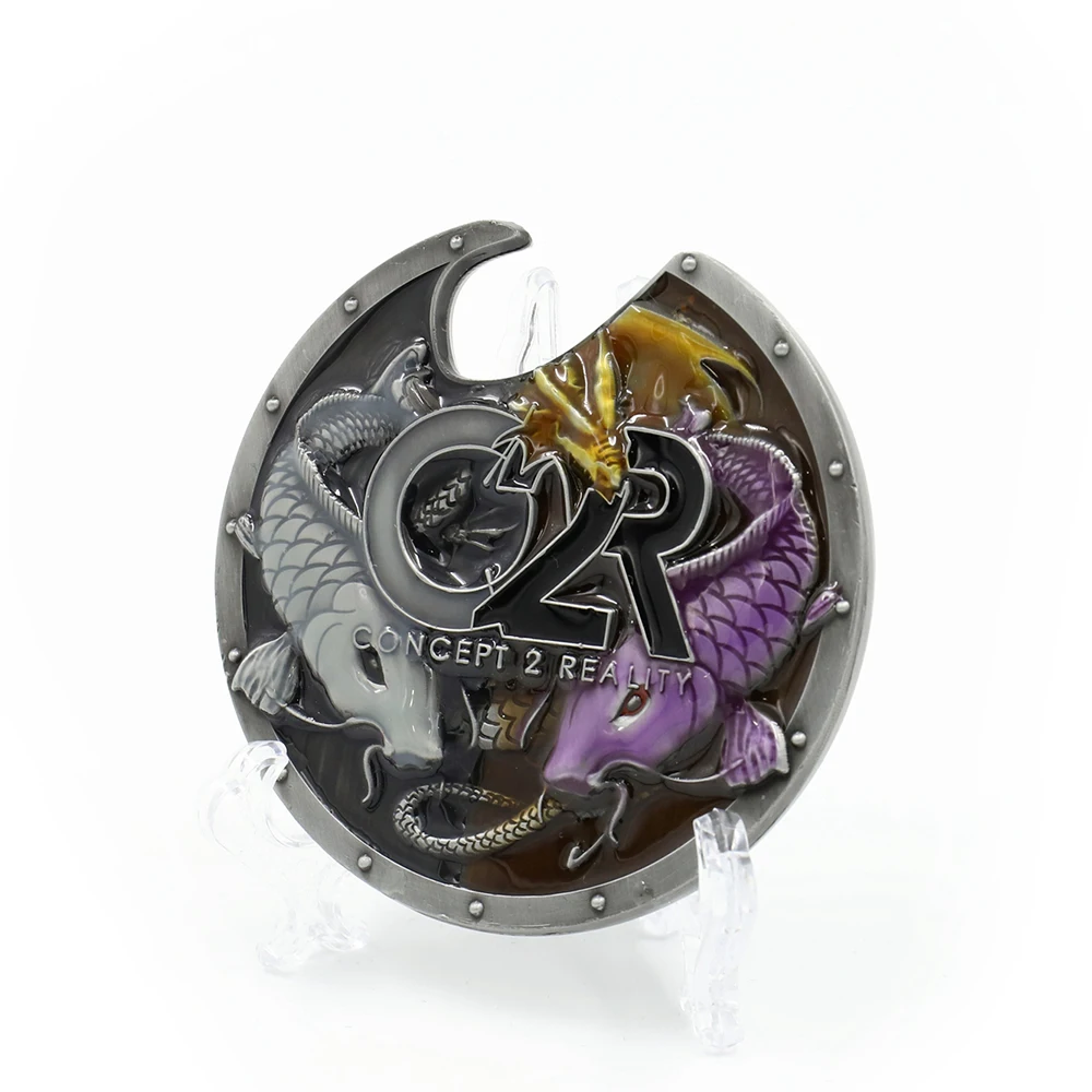 カスタムエンボス3D魚ロゴ金属アンティークメッキワインビールカスタマイズ栓抜きチャレンジコイン