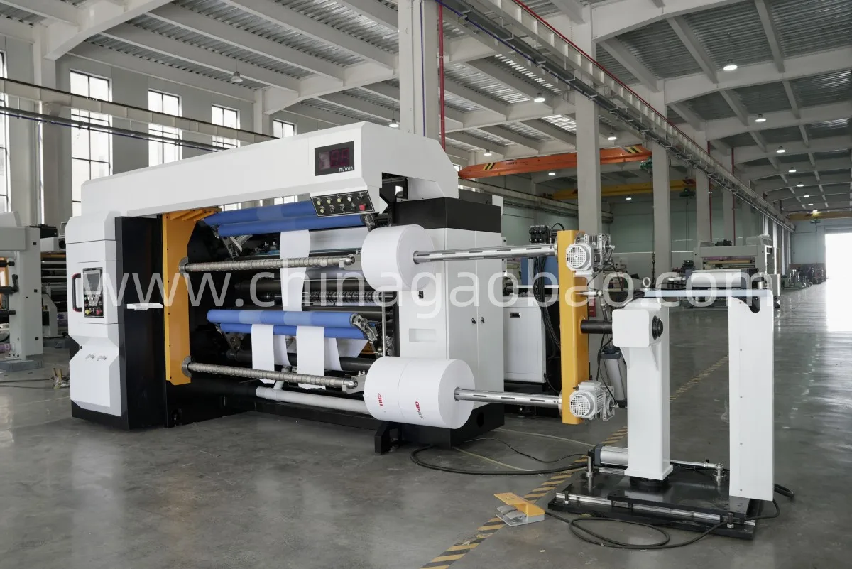 CM1700 Full Automatic PET OPP CPP PE PVC Plastic Film Slitter Machine Laminated Paper Adhesive Roll Slitting Rewinding Machine