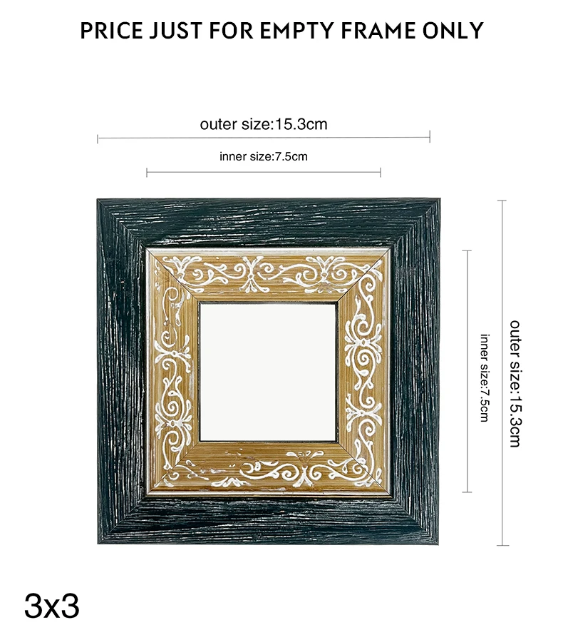 European Solid Wood Classic Photo Frames Custom Size 7 8 10 Retro ...