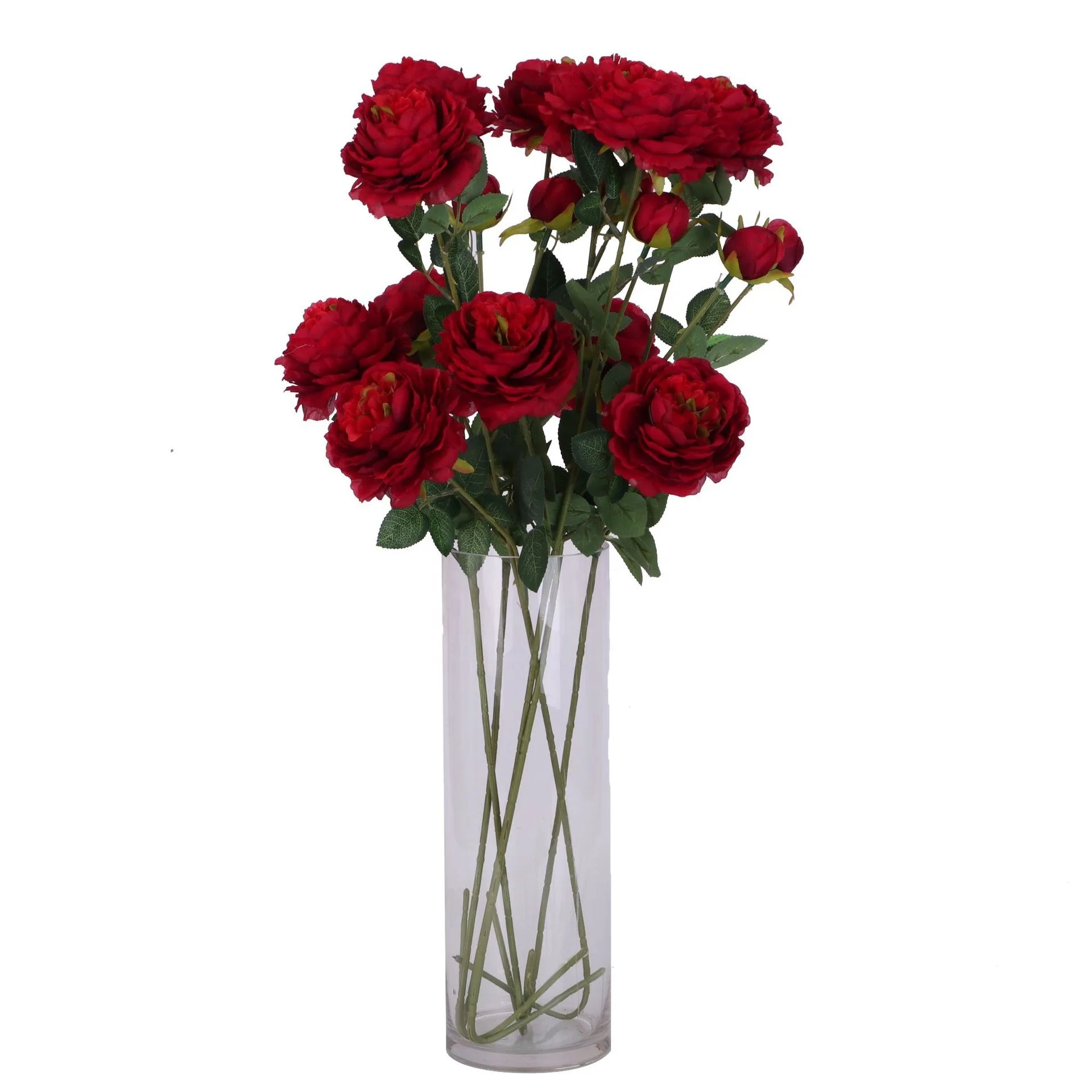 Peonías Artificiales De Plástico,Flores De Seda De Peonía,Romántica,3  Cabezas - Buy Artificial Flor Peonía,Peonía Flores De Seda,De Plástico De La  Flor Product on 