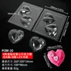 (82 g) Juego de 4 piezas de corazones de diamantes POM-20