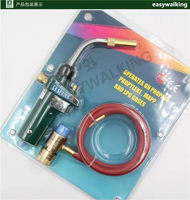 2024 Self Igniting Gas Welding Torch Burner Heating Blow Torch For Bbq ...