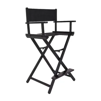Wholesale Mass customization lightweight black tall aluminum director chair