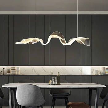 2023 New Chandelier Creative Modern Nordic Acrylic Material Wave ...