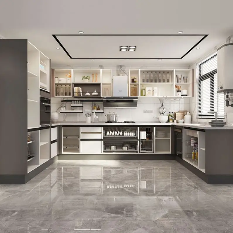 OPPEIN Kitchen and Bathroom Set Furniture Vietnam Buying Base Kitchen Cabinets for Sale