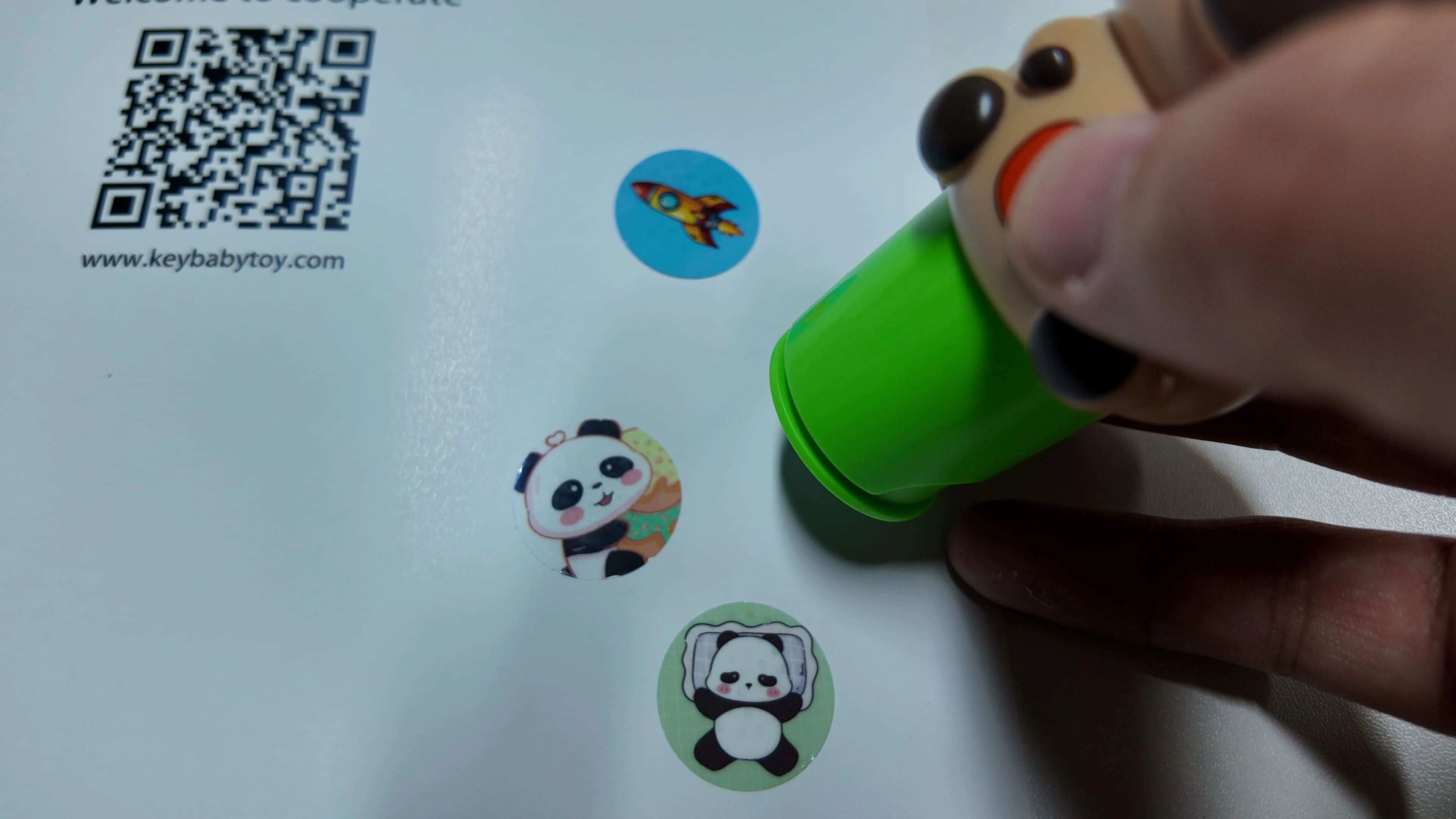 product custom keybaby cute design kawaii capybara seal stamp stationery waterproof sticker toys set with color box-7