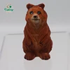 orso bruno di legno