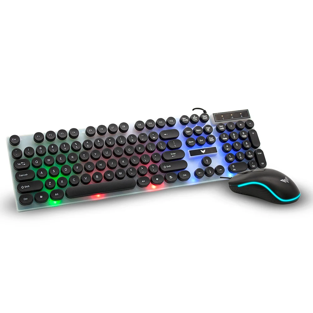 CMMK-512 RGB Programmable Gaming Keyboard Mouse Set 104 Keys Wired USB Interface 1200 DP aperçu 2