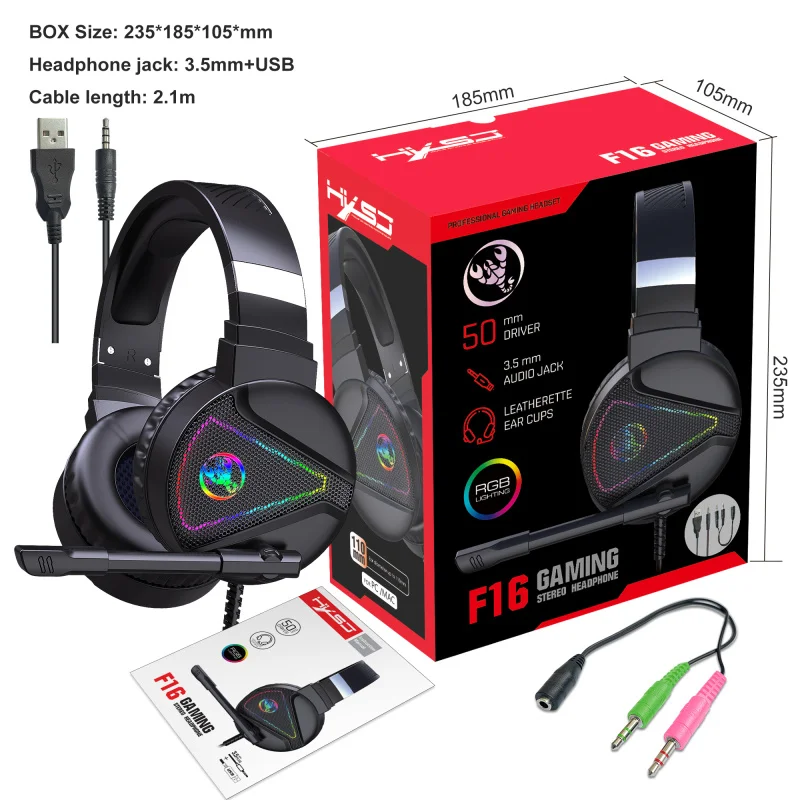 Budget Friendly F16 Gaming headset