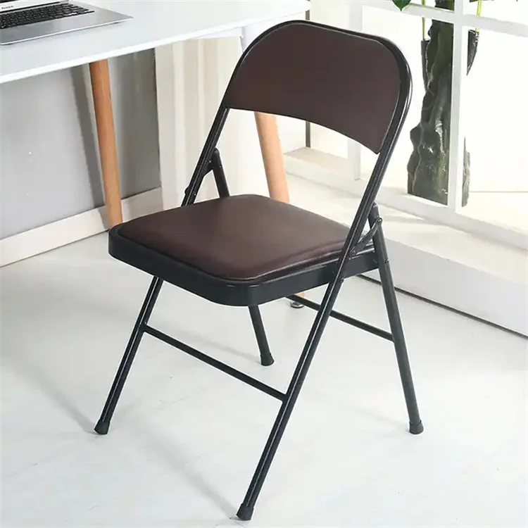 Wholesale Padded Stackable Chair Metal Pu Leather Conference Stackable Chairs For Outdoor