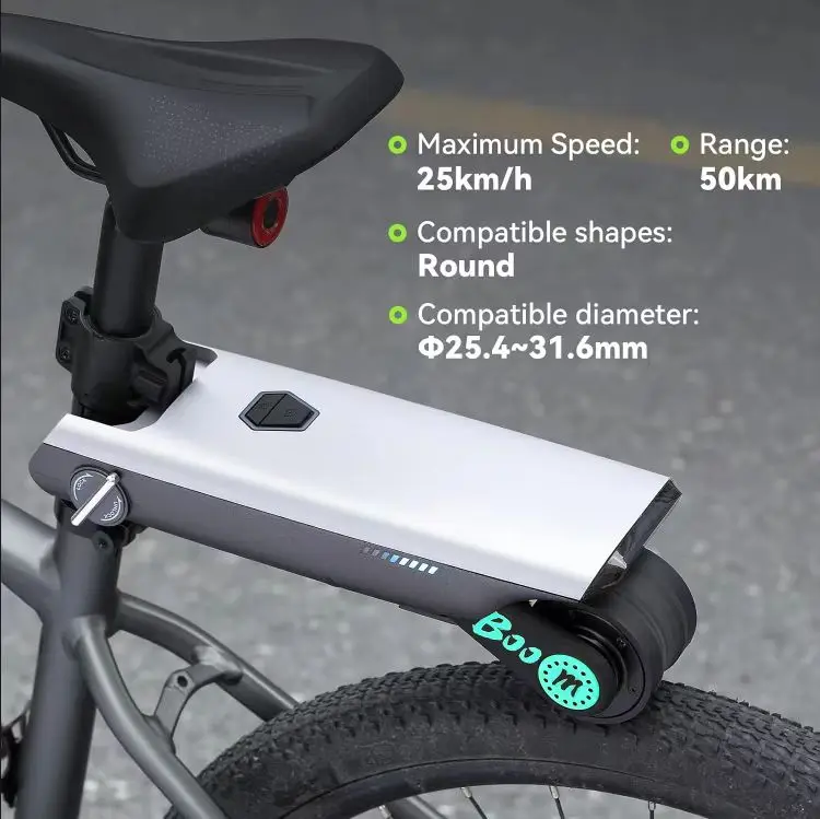 bicycle electric booster P.wheel Mountain City Road Bike Modification Electric Bicycle Booster  Self-propelled Motor Rechargeable Labor-saving Booster