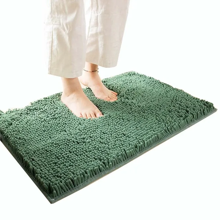 50x80cm Size Long Microfiber Chenille Bathroom Mat Bath Rug Sets Buy