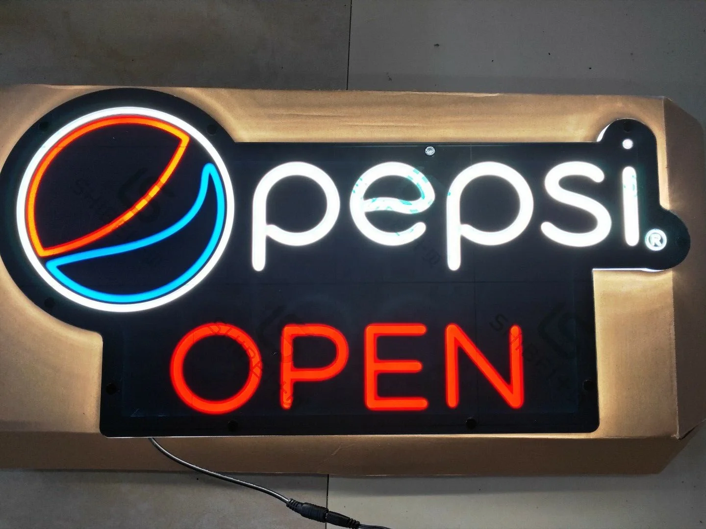 Factory New Design Cheap Price Led Slim Light logo Box  Sign