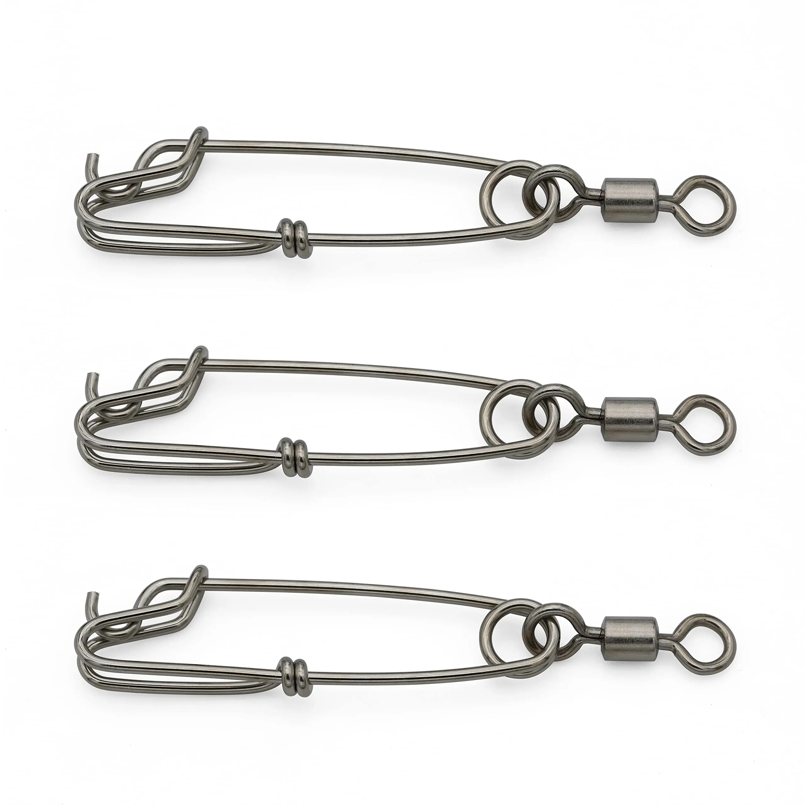 TOPIND 304 Stainless Steel Longline Fishing Tuna Clips with Swivel