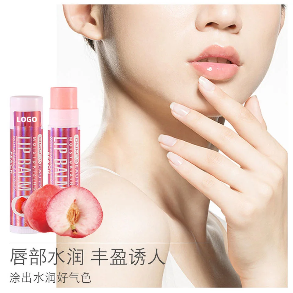 Natural Fruit Moisturizing Color With Temperature Change Lipstick Long Lasting Transparent Strawberry Peach Lip Balm