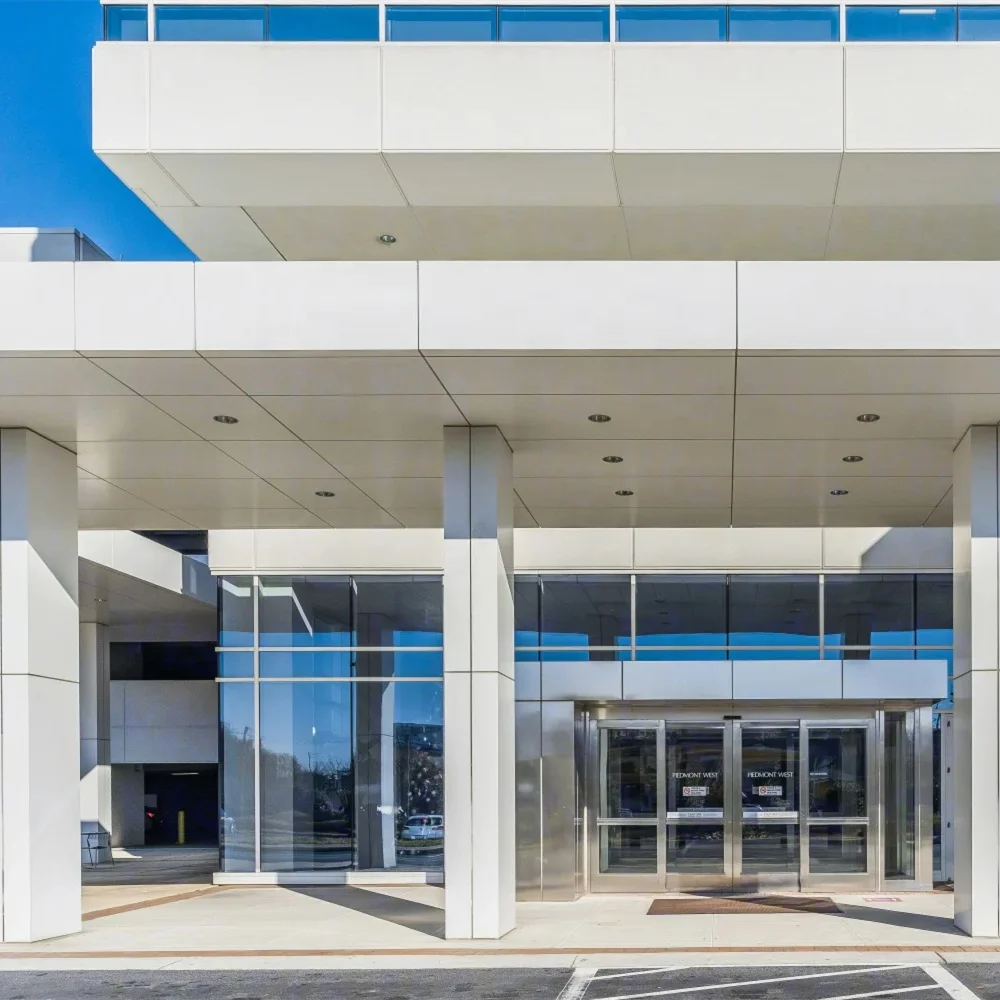 Building Facade System Aluminum Cladding Material, Non - Combustible Aluminium Composite Sheet