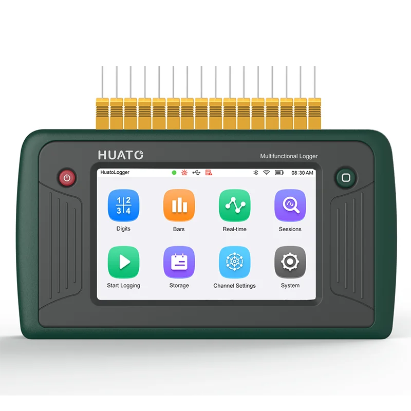 Portable Multi-Channels Paperless Data Logger with Maximum 16 Inputs