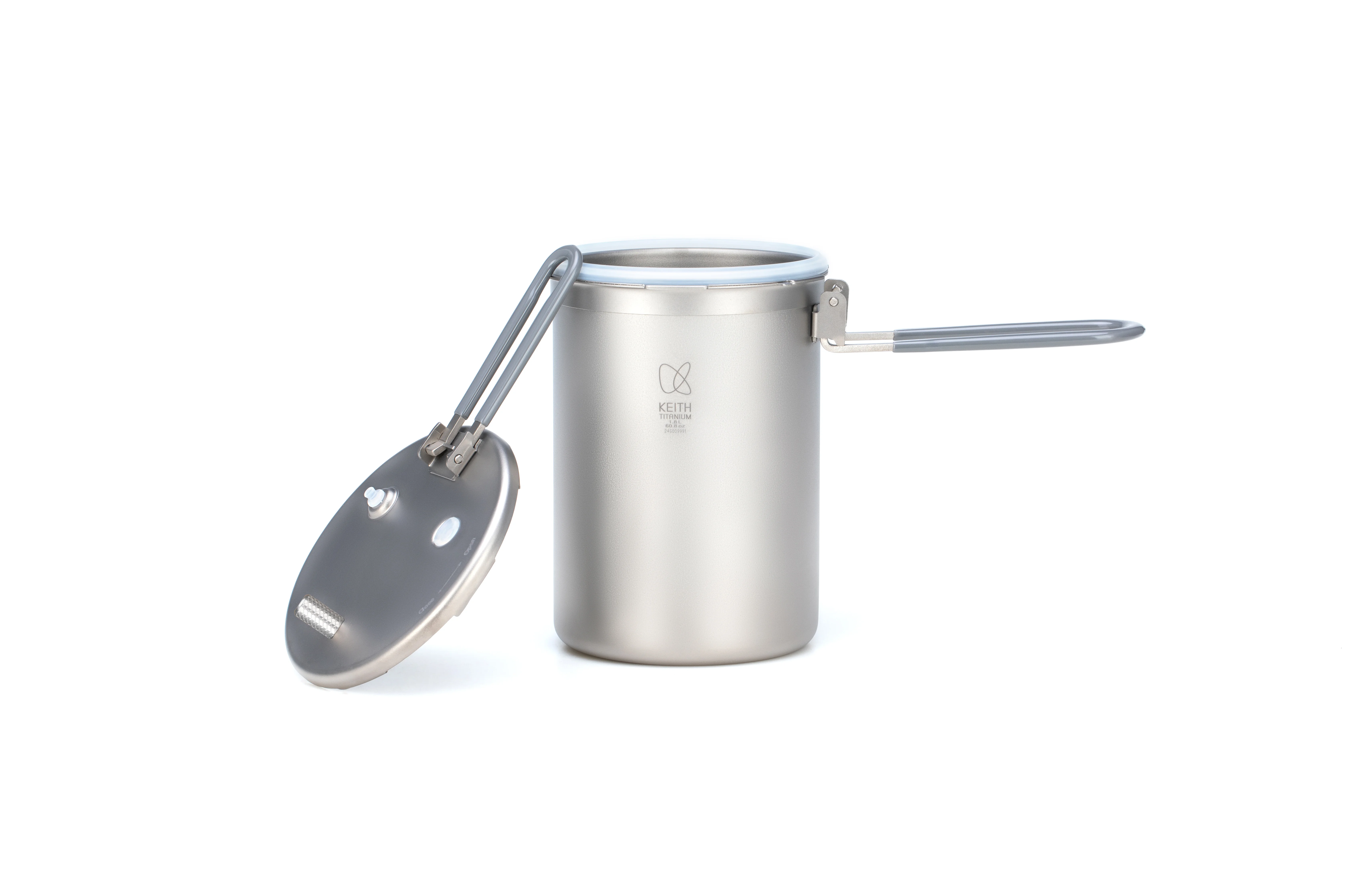 Ti6302 - Modern Sustainable Titanium Cookware Set for Camping