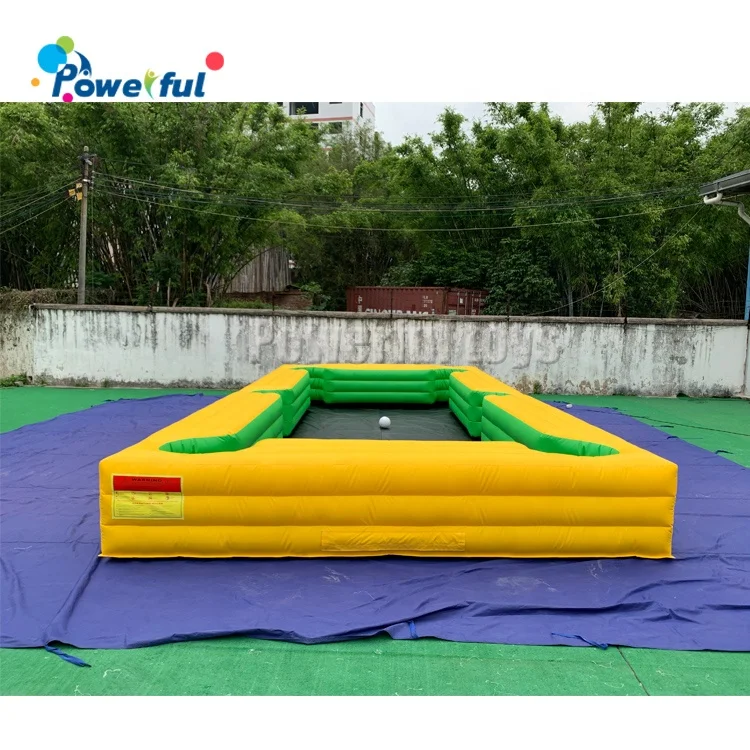 Inflatable Human Billiards Interactive Game Billiard Soccer Inflatable Pool Table