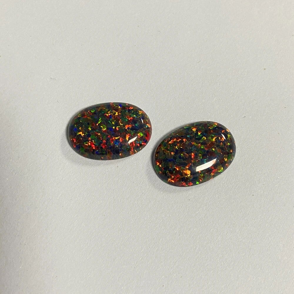 ラボクリエイトオパール 18x13mm ビッグサイズ ホワイトファイア
