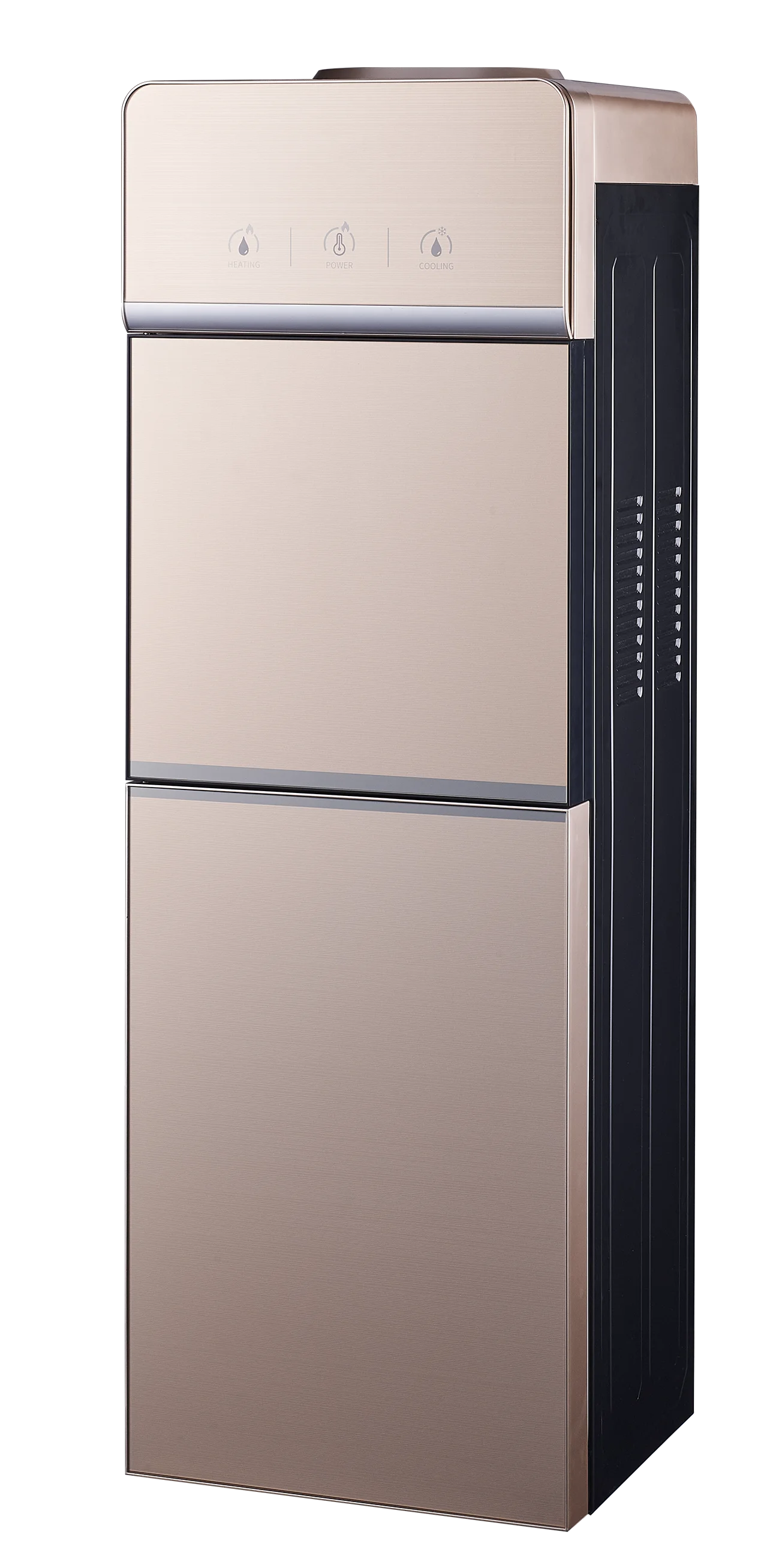 NEW Design Compressor Cooling Standing Big Glass Fridge Water Dispenser