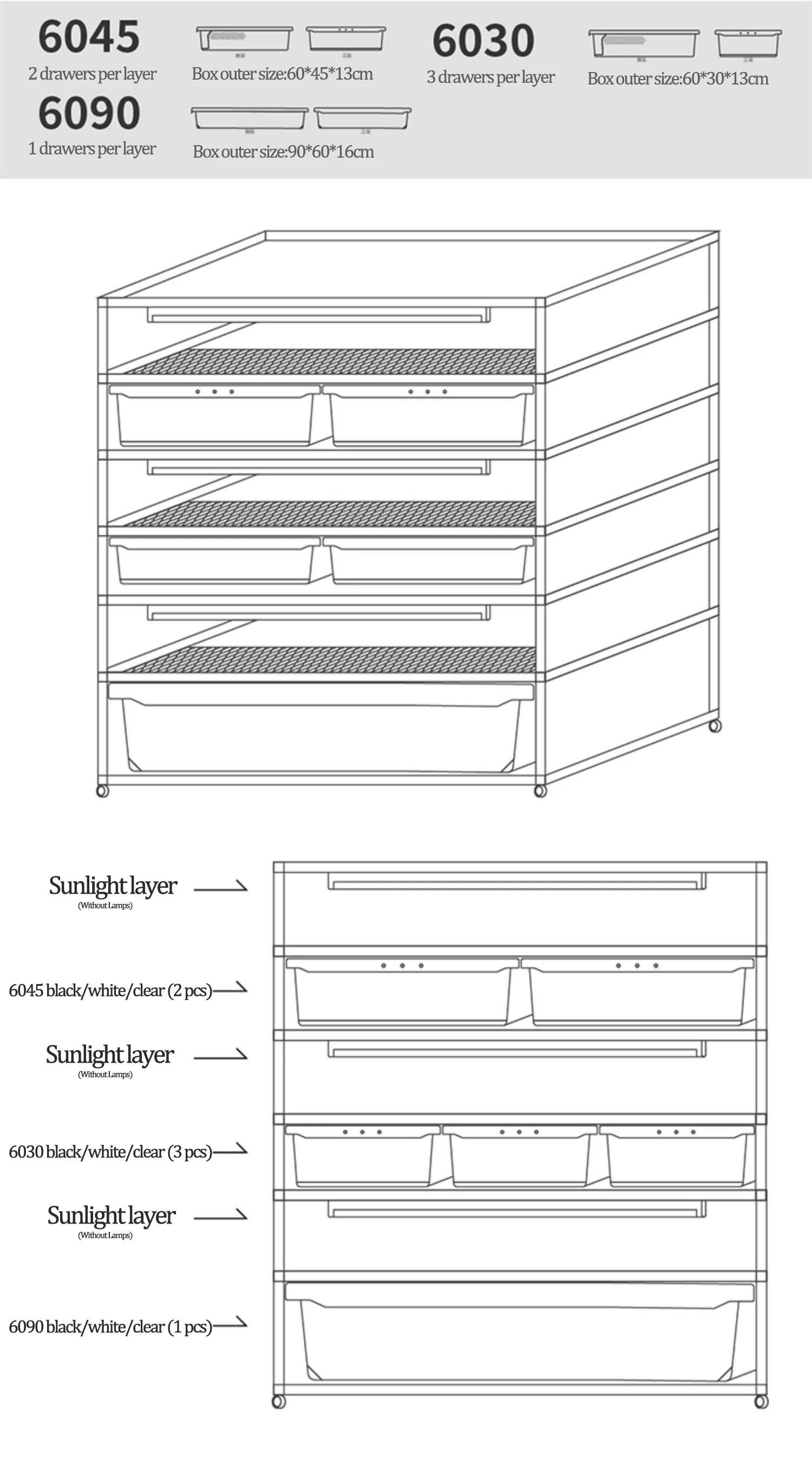 Reptile Basics Breeding Rack with Tub Heating Lamp Snake Lizard ...