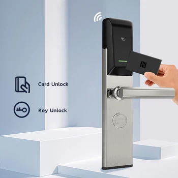 View of Kadonio High Security Electronic Card Key Smart Hotel Door Lock With ...