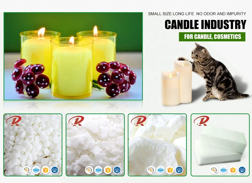 100% Organic Soy Wax in Flakes Granule for Natural Candle and