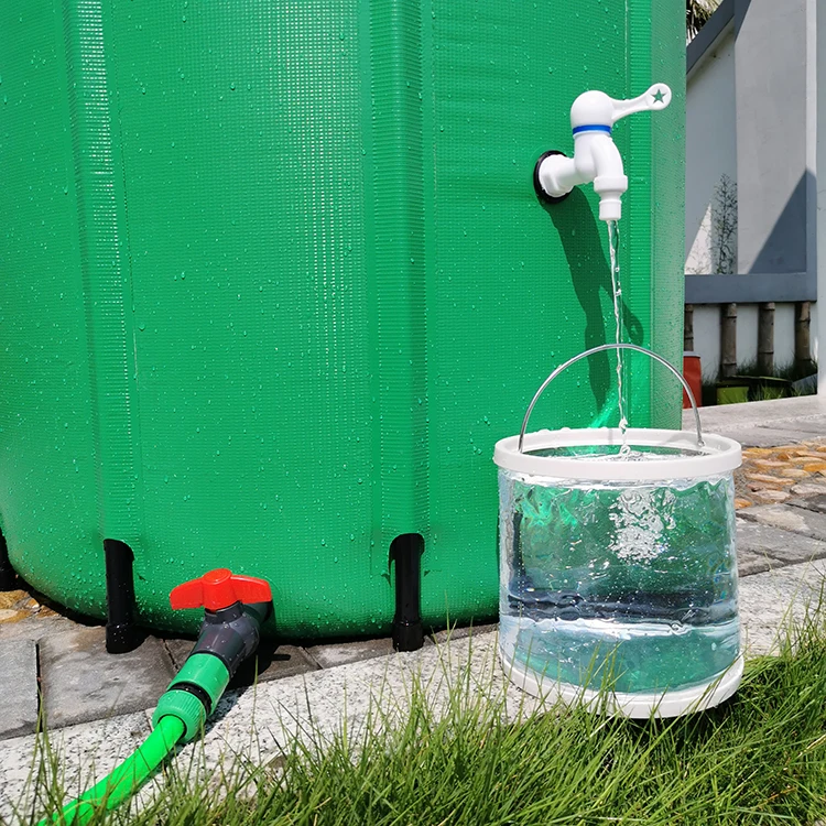 Tanque de recogida de agua de lluvia 380L con depósito