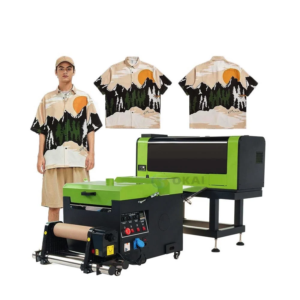 Okai A3  Printing Machine Inkjet Printers Digital Transfer Film a Shaking Power Machine Factory Dtf Printer