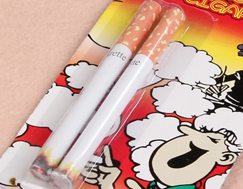 Halloween April Fool'S Day Playing Tricky Prank Funny Simulation Paper  Cigarette Modeling Smoking Novelty Toys