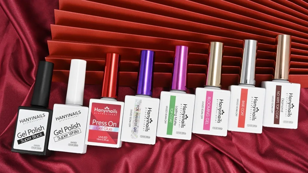 High Shining Uv Led Gel Nail Polish Tempered Top Coat Gel No Wipe Super