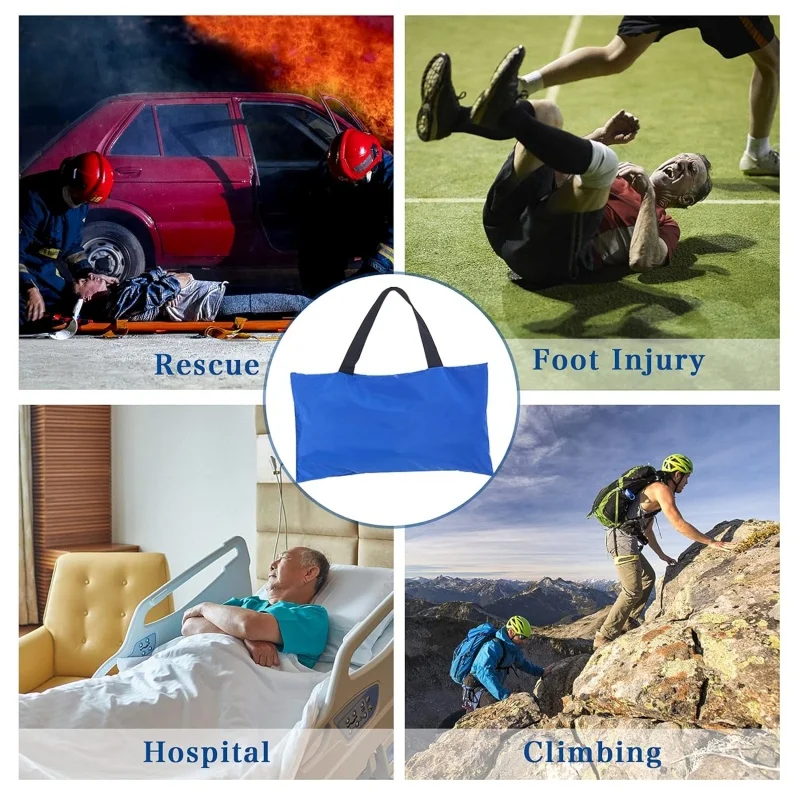 First Aid Medical Mover Portable Transport Unit, Patient Transport Soft Stretcher with Carrying Bag for Outdoor Emergency Rescue