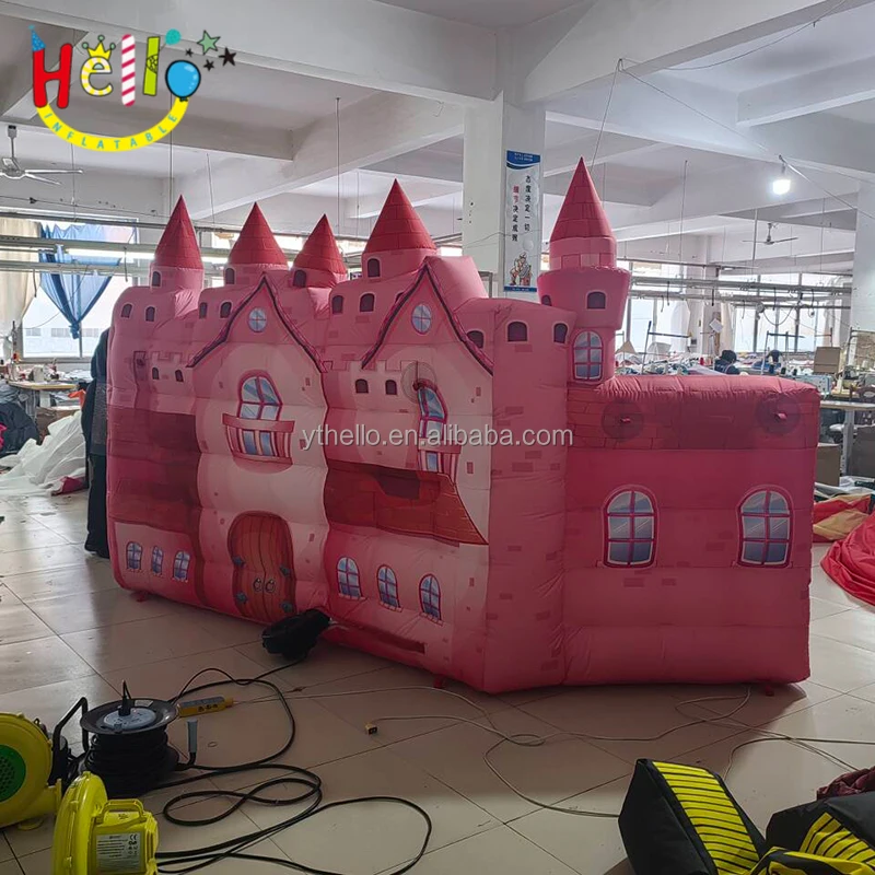 Custom Advertising Inflatable Cartoon Background Inflatable Pink Fairy ...